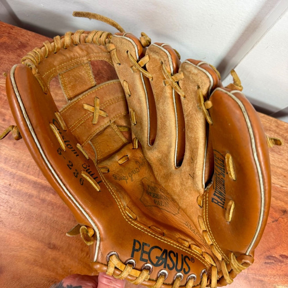 Vintage Pegasus 5-236 Baseball Glove Top Grain Steerhide Leather RHT Custom